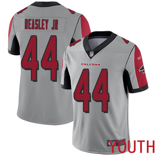 Atlanta Falcons Limited Silver Youth Vic Beasley Jersey NFL Football 44 Inverted Legend